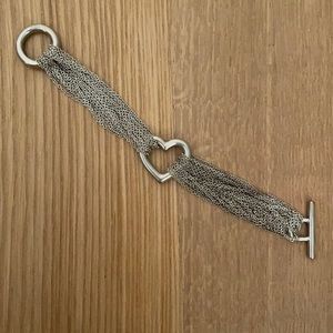 Tiffany & co multi strand heart bracelet vintage